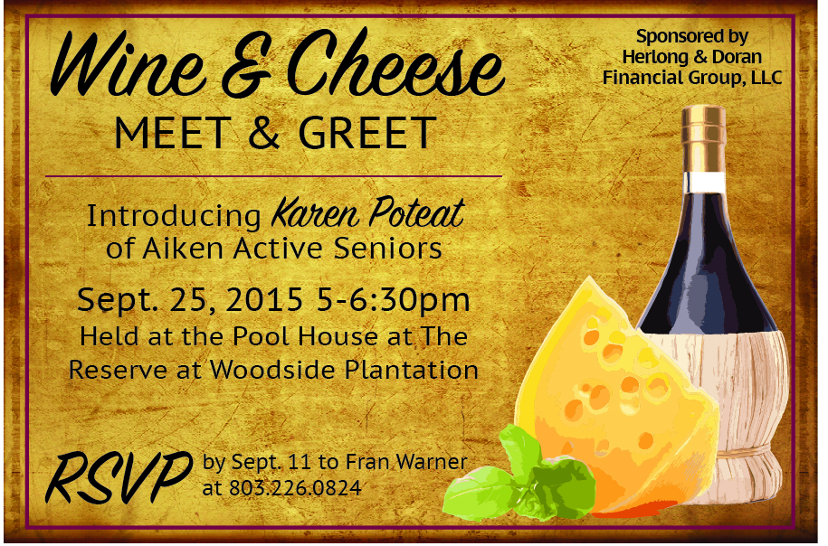 Wine and Cheese Invitation